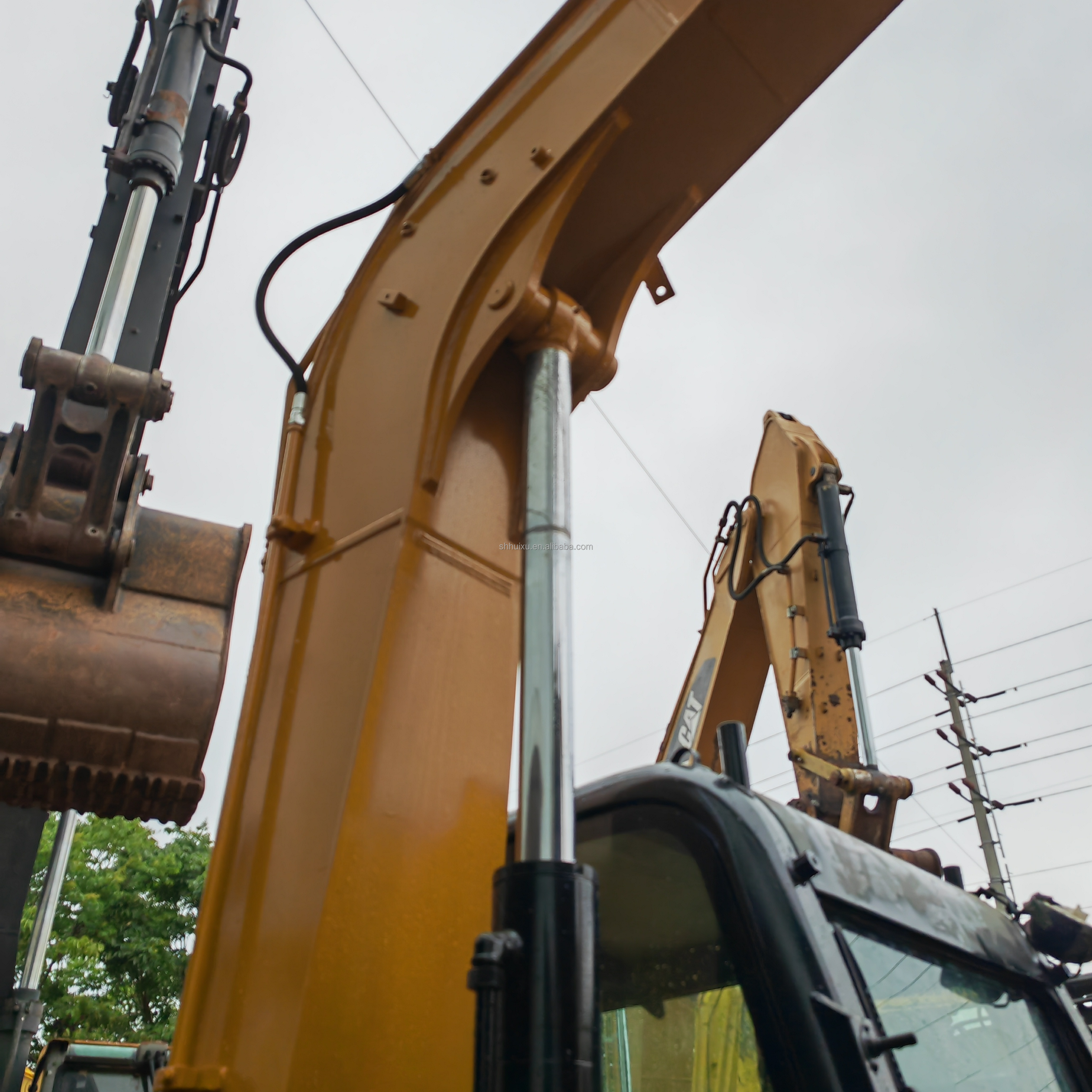IN STOCK USED CARWLER EXCAVATOR CAT307E/SECOND HAND ORIGINAL COLOR EXCAVATOR CAT 307 E ON SALE