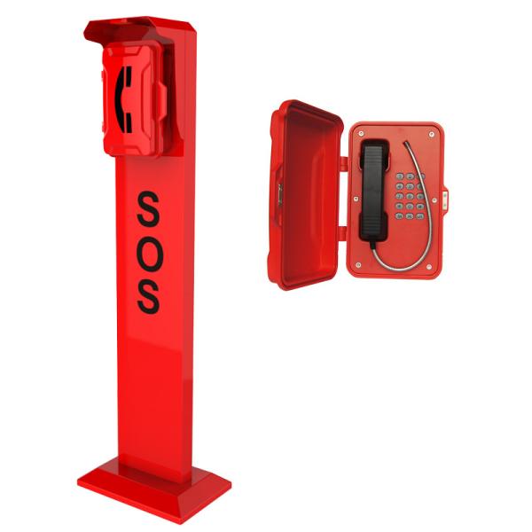 Buy cheap Vandal Resistant SIP Roadside Emergency Telephone Pillar from wholesalers