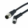 Buy cheap Industrial M12 Waterproof Cable Connector 3 - 17 Position A B D X Coding Male / Female from wholesalers