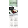 Buy cheap Takeaway Microwavable Plastic Disposable 3 Compartment Bento Food Storage Lunch Boxes / Meal Prep Containers from wholesalers