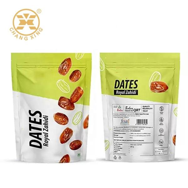 0.5kg 1kg Dried Food Packaging Bag Tea Candy PET Aluminum Foil Zip Lock Stand Up