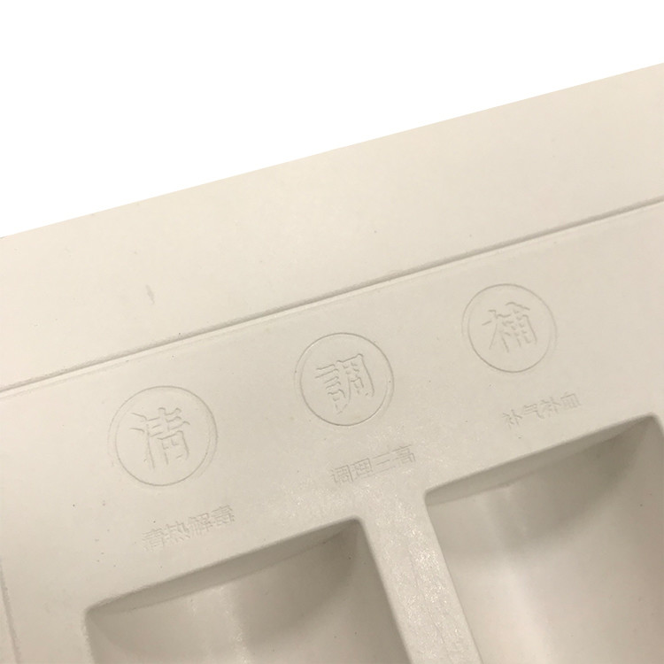 Bottle Packaging Wet Press Tray Sugarcane Pulp Recycled Material