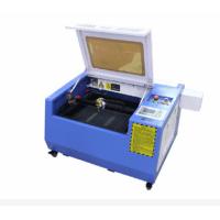 Buy cheap MDF Acrylic Leather Paper 300*500mm 50W CO2 CNC Laser Router 3050 CO2 Engraving product