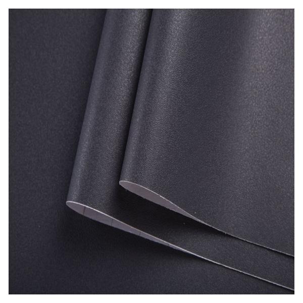 Geometric Pattern Black Peel and Stick Wallpaper Thick Self Adhesive Removable
