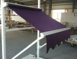 Aluminium Retractable Window Awnings Polyester Acrylic Drop Arm Awnings