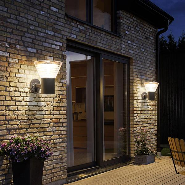 Buy cheap Professional Design 3.7V LED Solar Wall Lamp 30PCS Outdoor Lighting Waterproof from wholesalers