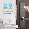 Buy cheap Aluminium Alloy Keypad Smart Door Lock For Front Door NFC Card Unlock from wholesalers