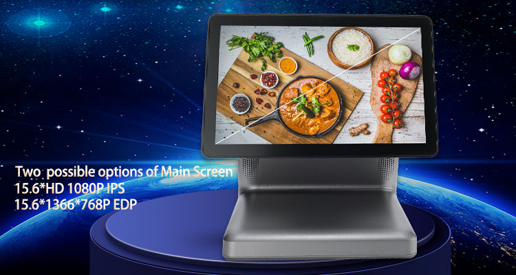Capacitive Touch Panel 15.6'' Full HD Display POS System for Plastic Metal Android Win OS