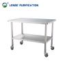 Buy cheap Stainless Steel Furnishing Table 1300mm × 850mm × 950mm With Wheels from wholesalers