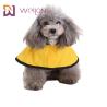 Buy cheap Reflective Striped Yellow Dog Raincoat With Hood PU Leather Lightweight Jackets from wholesalers
