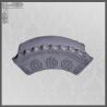 Buy cheap Villa Design Classical Chinese Clay Roof Tiles Roof Edge Tile Natural Grey from wholesalers