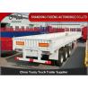 Buy cheap 1.5mm Steel Plate Livestock Semi Trailers / 40 Tons Stake Bed Trailer from wholesalers