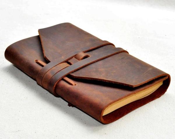Buy cheap Exquisite Legacy Leather Bound Travel Journal 400 Pages Gift Box Packaging from wholesalers