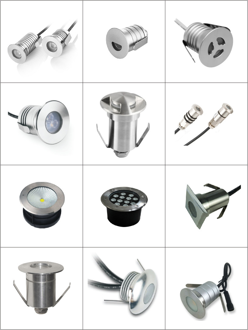 3W 3openings LED underground light/LED inground lamp/LED Garden light for outdoor stairs