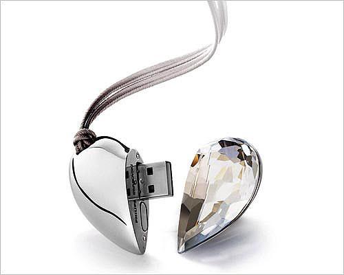Buy cheap Crystal Heart Shape Usb USB Stick Gift For Wedding 1gb 2gb 4gb 8gb 16gb 32gb 64gb 128gb from wholesalers
