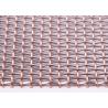 Buy cheap 4mm 8m Red Copper Decorative Metal Mesh Screen Rigid Metal Anti Impact from wholesalers