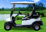Small Electric 2 Seater Golf Cart , White Battery Operated Golf Buggies 48V