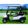 Buy cheap Small Electric 2 Seater Golf Cart , White Battery Operated Golf Buggies 48V from wholesalers