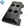 Buy cheap ABG Dynapac Bomag asphalt paver spare parts replacement unify rubber track shoe from wholesalers