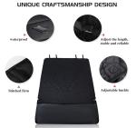 Durable Waterproof Truck Back Seat Dog Hammock 900g Black Dog Car Seat Mat