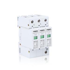 Buy cheap Standard Rail 35mm 3P AC275V SPD Surge Protective Device product