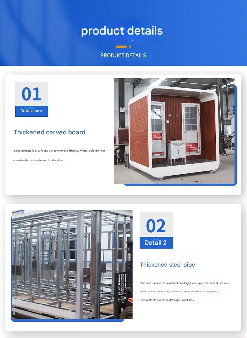 Outdoor Public Toilets Portable and Shower-Ready for Any Occasion