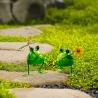 Buy cheap Artistic Animal Garden Ornament Multicolor Metal Frog Garden Figurines from wholesalers