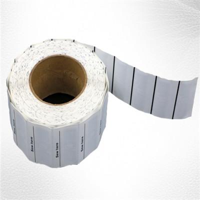 Buy cheap White Woven Clothing Sew EAS Hard Tag , 58KHz AM Label Roll from wholesalers