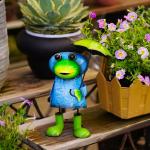 Buy cheap Customizable Frog Metal Garden Ornaments Decoration Weatherproof from wholesalers