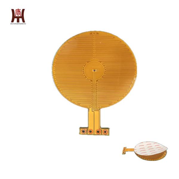 Buy cheap Round Shape Pi Thin Film Flexible electric heater from wholesalers