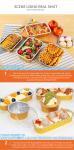 270mm Diameter 3500ml Golden Series Aluminum Foil Baking Round Shape Pan
