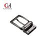 Buy cheap Zinc Alloy Clamp Style Belt Buckles , Lightweight Silver Belt Buckles For Men from wholesalers
