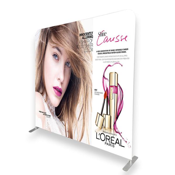 Buy cheap Easy Setup Trade Show Banner Stand Tension Fabric Banner Stand Steel Plate Base from wholesalers