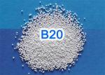 Spherical Shape Ceramic Blasting Beads 2.3 G/Cm3 Bulk Density For 3C Products