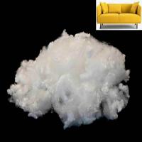 Buy cheap 6D PSF fiber Pillow Filling 38mm PET Staple Fiber For Sofa Filling product