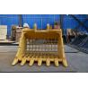 Buy cheap Yellow Black Excavator Skeleton Bucket 2.8 Cubic Meter For CAT320 CAT315 CAT70 from wholesalers