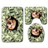 Buy cheap Pets Universal Toilet Lid Cover Bathroom Mat 3 Piece Set Non Slip from wholesalers
