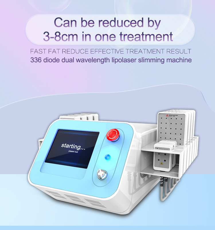 Commercial Portable Weight Loss Lipo Laser Therapy Machine 336 Diode Wavelength