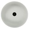 Buy cheap 110mm Height Glass Basin Bowl 420mm Length Textured Round White Vessel Sink from wholesalers