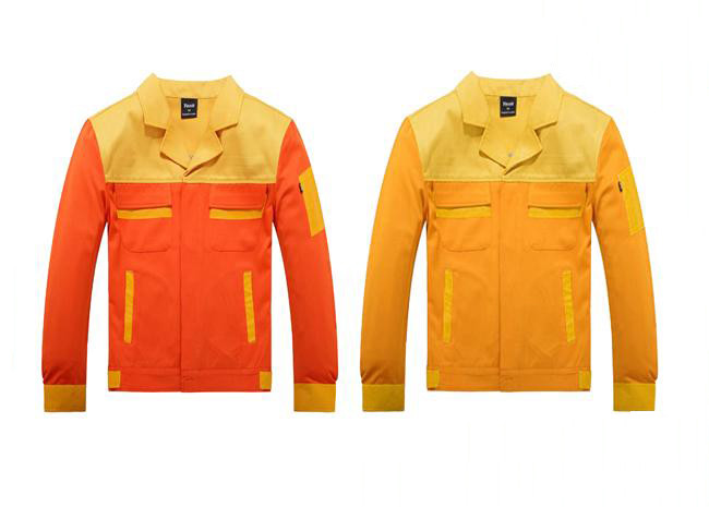 Orange / Red Men's Work Coats Jackets Winter Durable Material / Men's Workwear