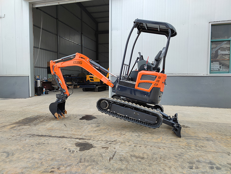 China 1.8ton 1.6ton bucket Hydraulic Small Digger Mini Crawler Excavator without tail no tail