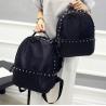 Buy cheap Rivet new Korean women shoulder bag nylon oxford fabric with leather travel bag College Wind Leisure from wholesalers