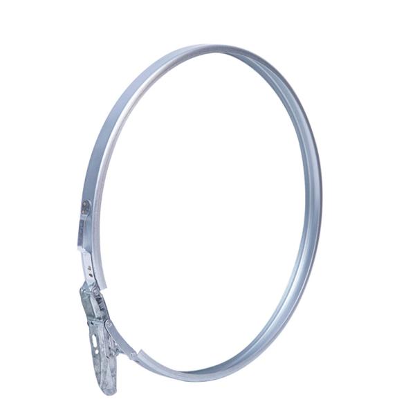 Buy cheap 51cm Sealed Galvanized Steel Ring Silver Barrel Hoop Lock Ring With Fiber Drum Covers from wholesalers