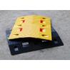 Buy cheap 50mm Height High Purity Rubber Black Yellow 9kg Driveway Speed Bumps from wholesalers
