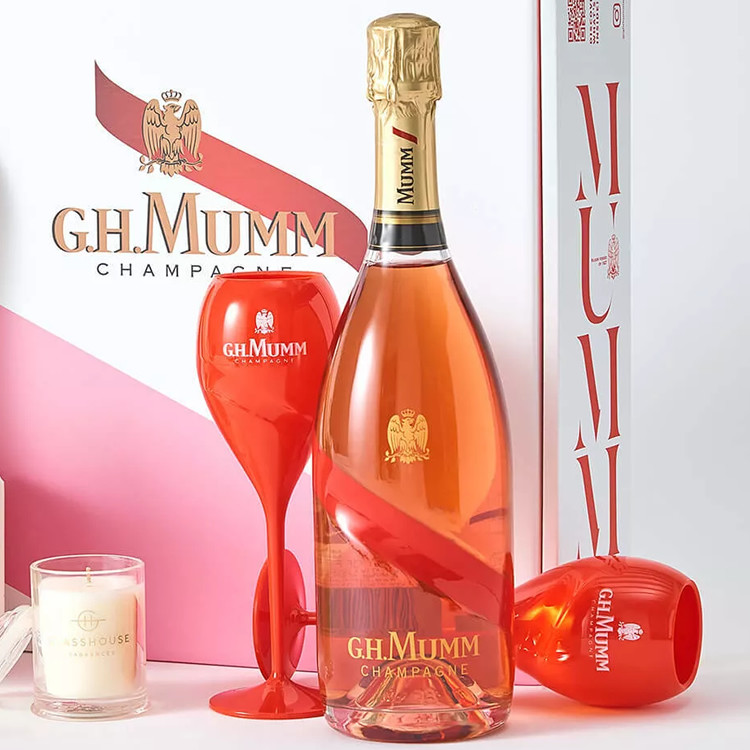 ODM Shatterproof Red Plastic Champagne Glasses For Trade Show