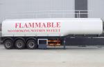 50 Ton 60,000 Liter Fuel Delivery Truck Semi Trailer For Large Bulk Petrol