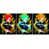 Buy cheap Goku Anime Dragon Ball 3D Lenticular Poster CMYK Printing from wholesalers