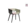 Buy cheap Modern Bowed Bentwood Wood Restaurant Chairs Upholstered Leather With Armrest from wholesalers