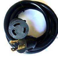 Buy cheap American standard 3pin black 18AWG extension power cord 0.5m-10m copper power product