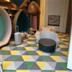 Buy cheap Easy Clean Woven Floor Covering Multi Color Impact Resistance Non Toxic from wholesalers